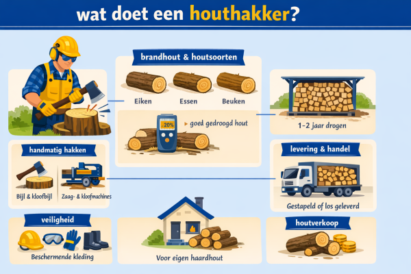 Alles over het beroep houthakker Wat doet een houthakker